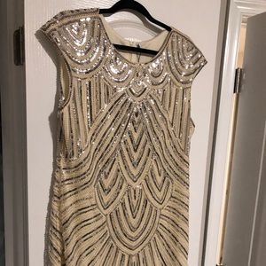 Plus size Gatsby flapper dress